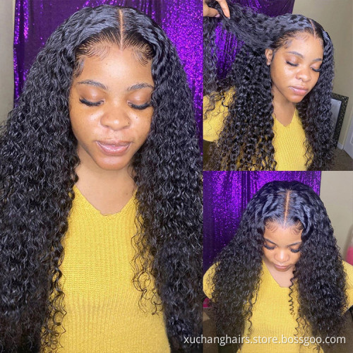 Best Wigs 8a 10a Grade HD Frontal Lace Human Hair Deep Wave Women Human Wig